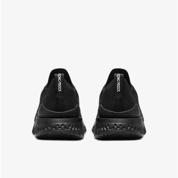 Nike Epic React Flyknit 2 Triple Black BQ8927-011 - Picture 2 of 11